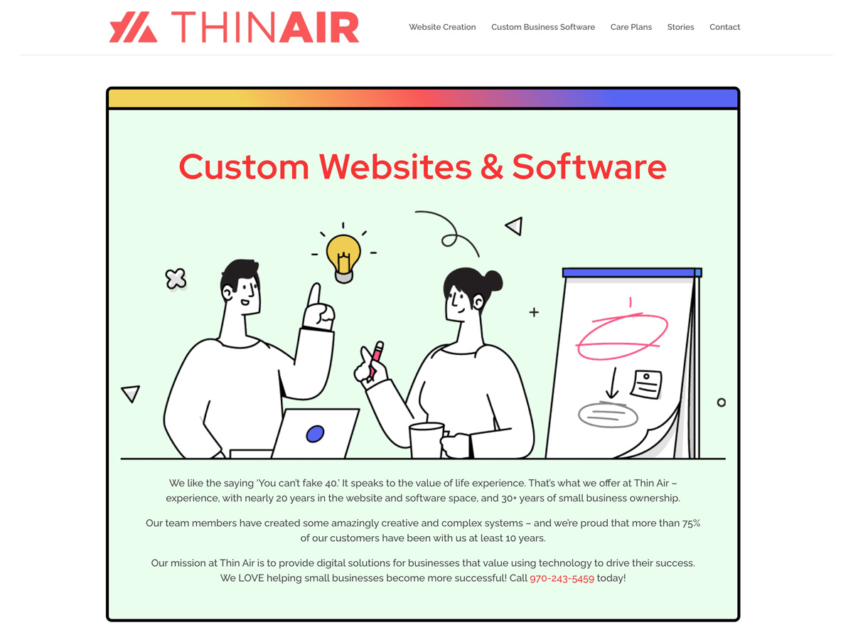 Thin Air Web - Thin Air Web & Software